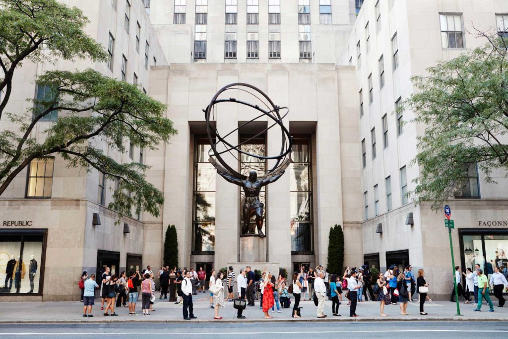 Rocekfeller Center Atlas | attractions near The Jewel Hotel NYC